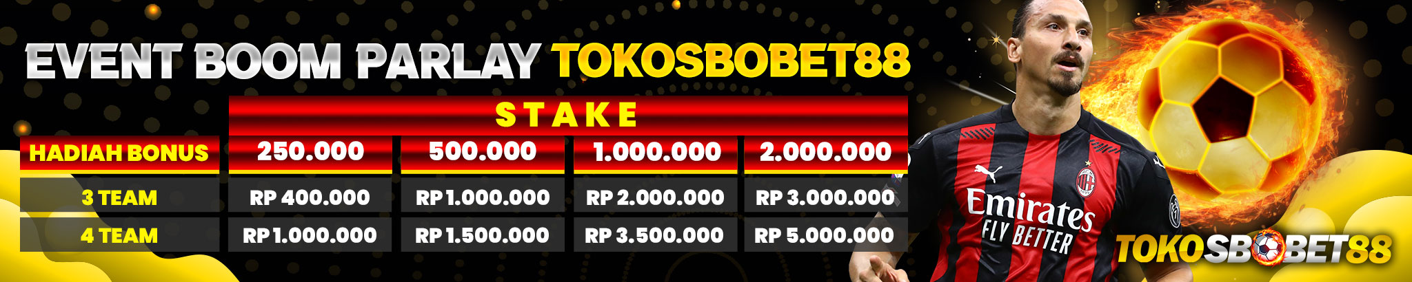 EVENT BOOM PARLAY TOKOSBOBET88 
